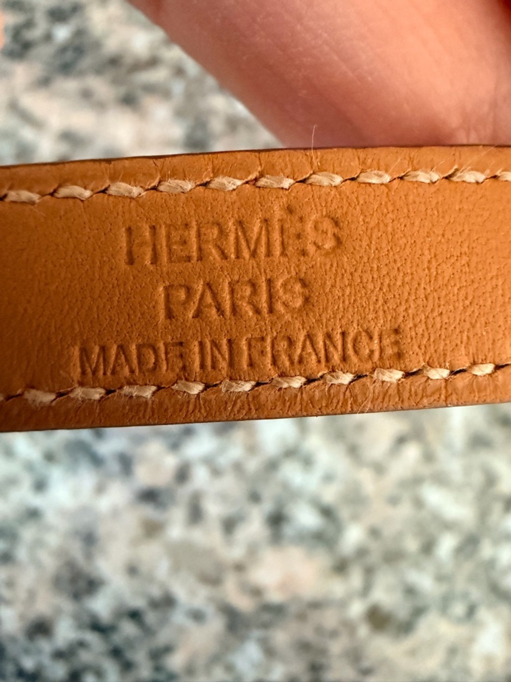 Hermes Epsom Kelly Double Tour Bracelet - Picture 8 of 12